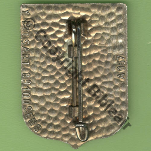 67.6  A0957 ETS.1.44 SOLENZARA  De Griffes et butees Ecailles RESINE Src.Y.GENTY 